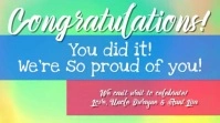 Colorful Congratulations Music Video - You di Pantalla Digital (16:9) template