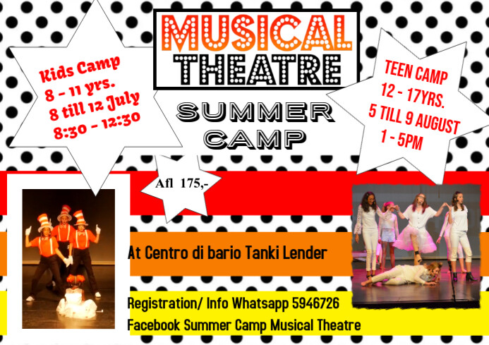 Colorful Event Music Theater A4 template