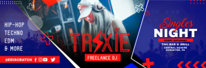 Colorful Female DJ Concert Email Header Templ template