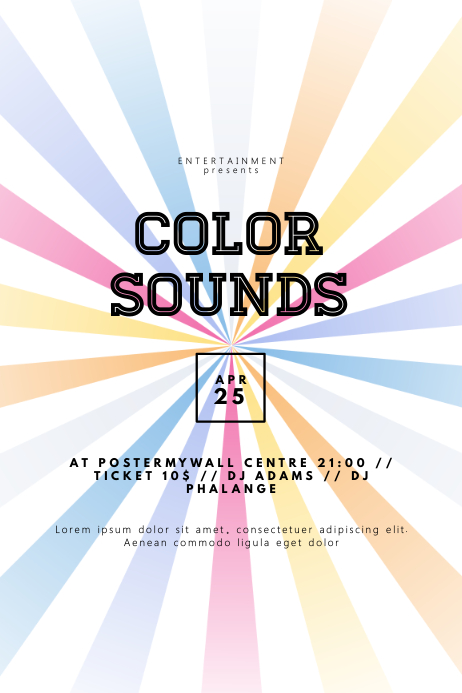 Colorful Flyer Template Postermywall