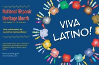 Colorful Hispanic Heritage Month Event Poster