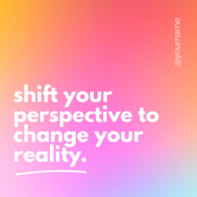 Positive Instagram Posts Examples Colorful Inspirational Quote Instagram Post Template | PosterMyWall