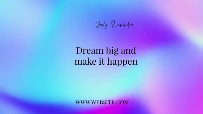 Colorful Modern Gradient Motivational Quotes Template | PosterMyWall