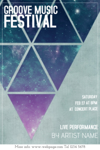customizable design templates for galaxy flyer postermywall galaxy flyers band music