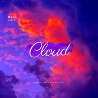Colorful Sky Clouds CD Cover Music Template | PosterMyWall