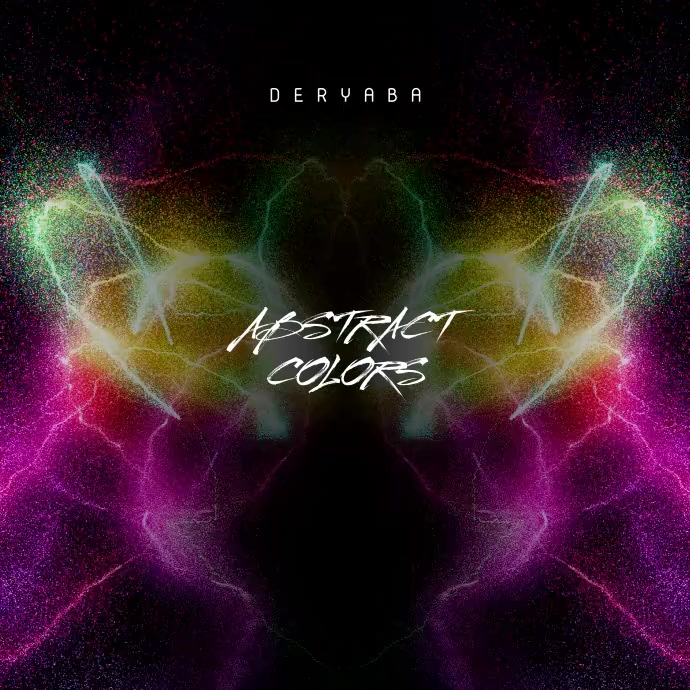 Colors Colours Dark Abstract Video CD Cover Template | PosterMyWall