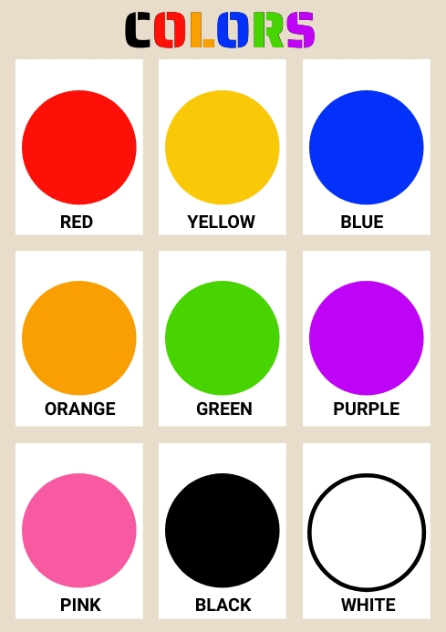 Plantilla de Colors | PosterMyWall