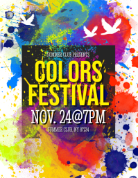 Color Fest Flyer Template | PosterMyWall