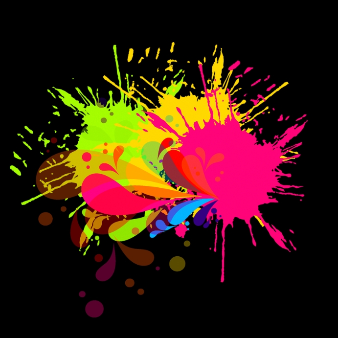 Colourful paint splash background Template PosterMyWall Colourful paint splash background Template PosterMyWall