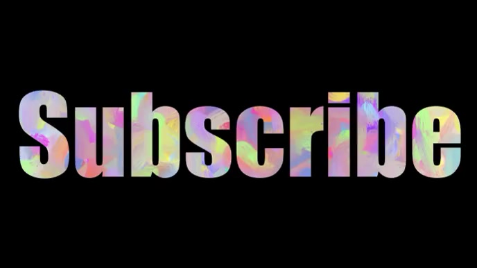 Colourful Video Subscribe Button Template | PosterMyWall
