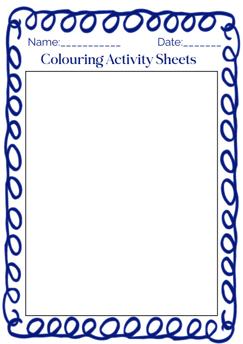 Colouring Layout Colouring Page For kids / Toddlers Template | PosterMyWall