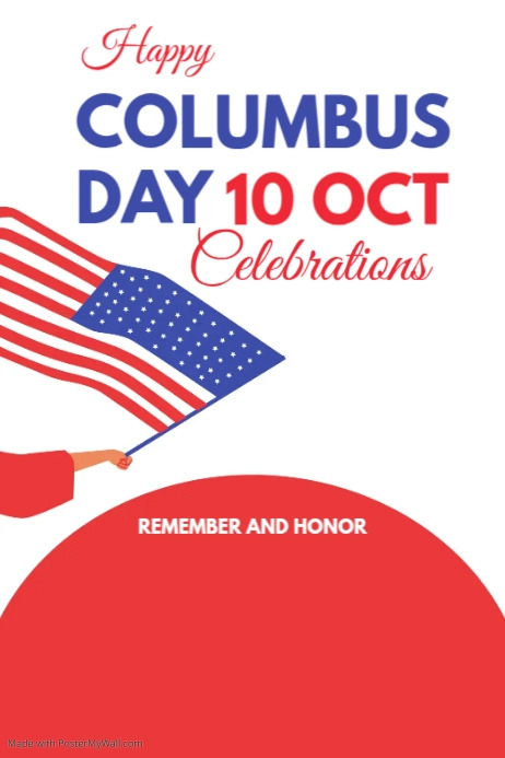 Columbus day Template | PosterMyWall