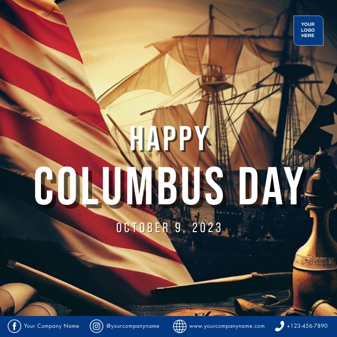 Copy of Columbus Day PosterMyWall