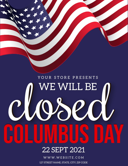 Columbus Day Closings 2025