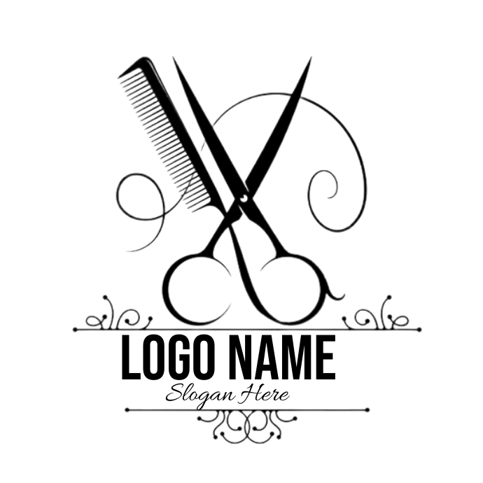 comb logo and brush company logo golden comb Template | PosterMyWall