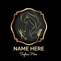 comb logo and brush company logo golden comb Template | PosterMyWall
