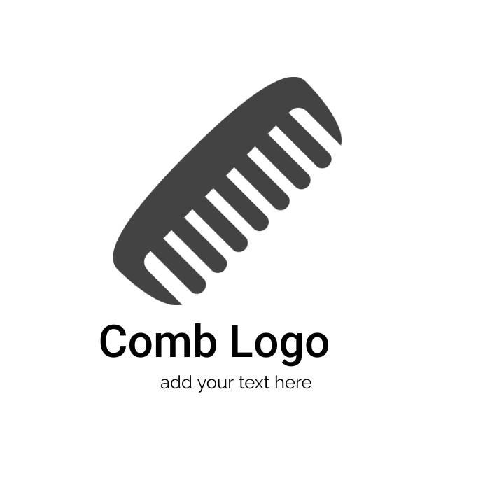 Comb logo design template | PosterMyWall