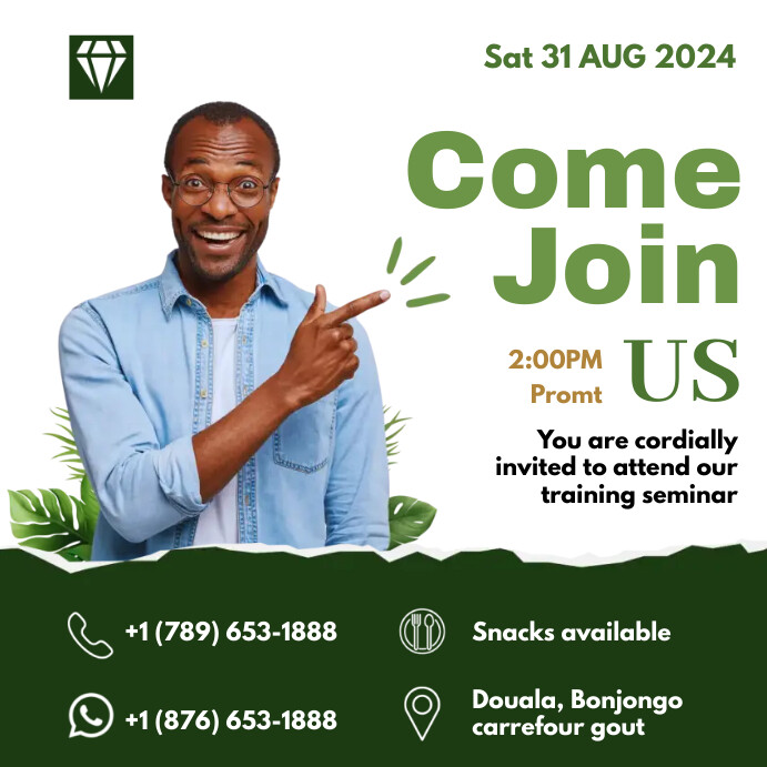 Come Join Us Template | PosterMyWall