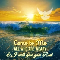 Come to Me Inspiration Instagram Post template