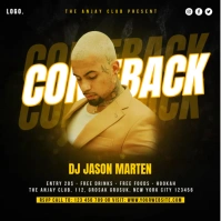 Comeback Party Template Instagram Post