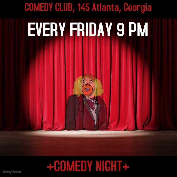 Comedy club Template | PosterMyWall