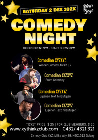 COMEDY SHOW Template | PosterMyWall