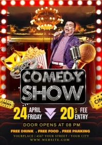 COMEDY NIGHT A3 template