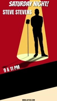 COMEDY NIGHT Digitalanzeige (9:16) template