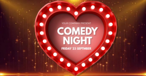 COMEDY NIGHT Imagen Compartida en Facebook template