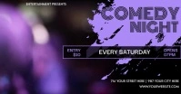 Comedy Night Facebook Event Cover template