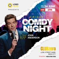 comedy night Instagram 帖子 template