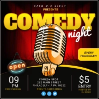 Comedy Night Publicação no Instagram template
