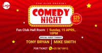 Comedy night facebook ad template