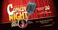 Comedy Night Facebook Shared Image template
