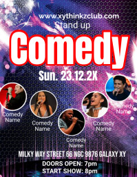 comedy night flyer Template | PosterMyWall