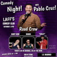 COMEDY NIGHT INSTAGRAM POST Instagram-bericht template