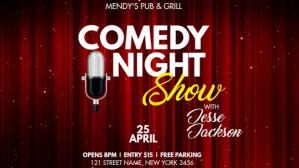 COMEDY NIGHT SHOW Ekran reklamowy (16:9) template