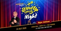 Comedy Night Show Facebook Shared Image template