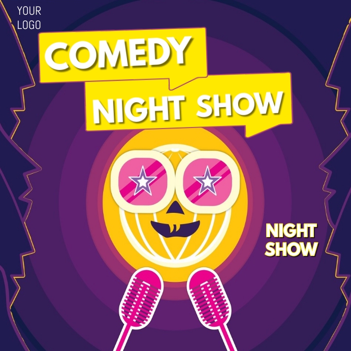 Comedy Night Graphics Comedy night show Template | PosterMyWall