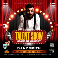 Comedy Night Show โพสต์บน Instagram template