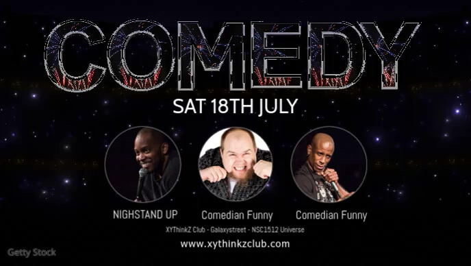 Comedy Night Show Event Comedian Stand up Ad Template | PosterMyWall