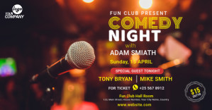 Comedy Show Ad Imagen Compartida en Facebook template