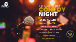 Comedy Show Ad Wpis na Twittera template