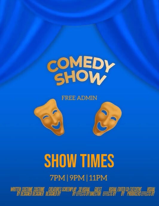 Comedy Show Template | PosterMyWall