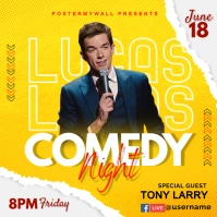 comedy show Message Instagram template