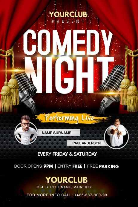 comedy show Template | PosterMyWall