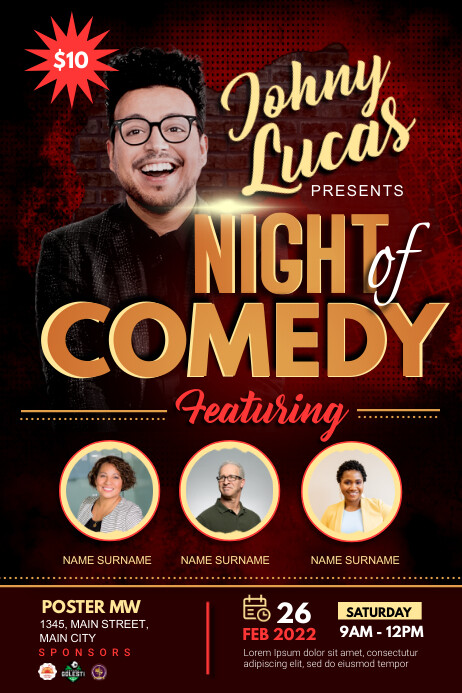 comedy show Template | PosterMyWall