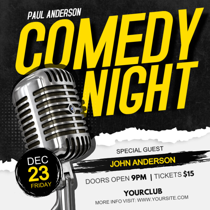 comedy show Template | PosterMyWall