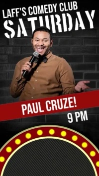 COMEDY SHOW 数字显示屏 (9:16) template