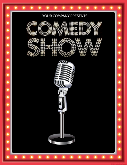 COMEDY SHOW FLYER TEMPLATE PosterMyWall